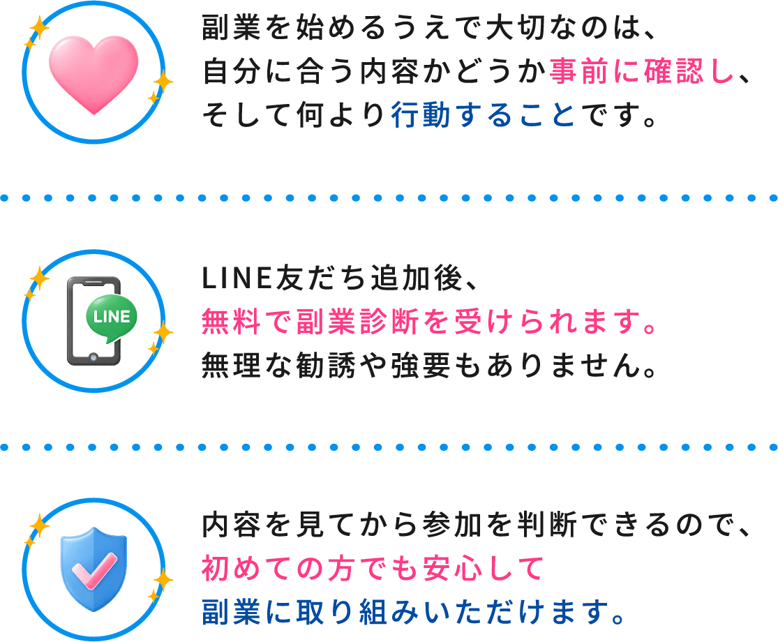 ステップ一覧
